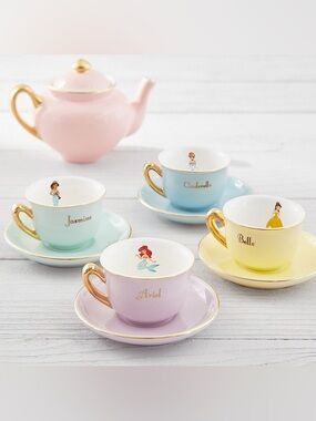 Pottery Barn Disney Princess Porcelain Teaset - BRAND NEW!